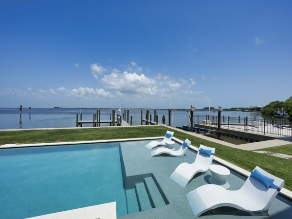 Bayfront Luxury Vacation Rental in Holmes Beach with Private Dock, Pool & Spa